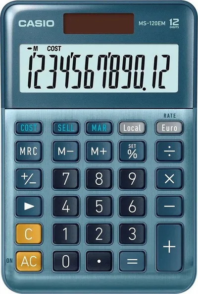 Kalkulator Casio 3722 MS - 120EM, i kaltër - 2