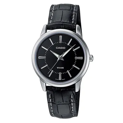 Orë dore Casio LTP-1303L-1AV, e argjendtë/zezë - 1