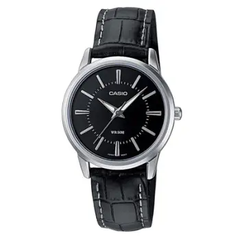 Orë dore Casio LTP-1303L-1AV, e argjendtë/zezë