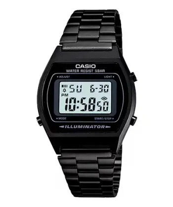 Orë dore Casio B640WB-1A, e zezë
