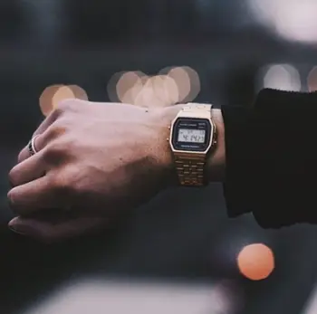 Orë dore Casio Collection A 159G-1, man