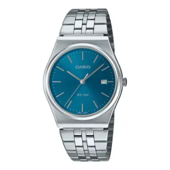 Orë dore Casio MTP-B145D-2A2VEF, e kaltër