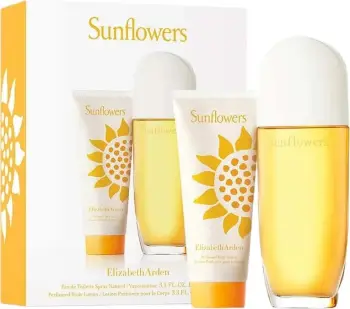 Set Eau de Toilette + balsam trupi për femra Elizabeth Arden Sunflowers, 100ml + 100ml