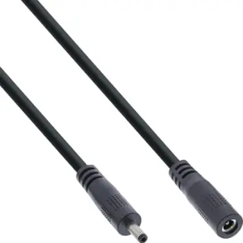 Kabllo zgjatuese DC InLine, 3.5x1.35mm, 3m, e zezë