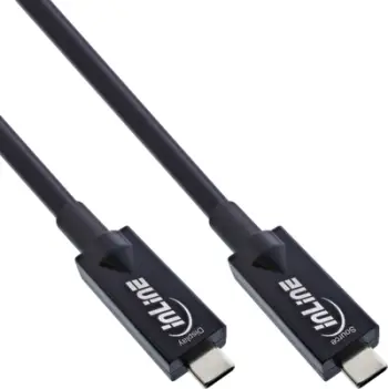 Kabllo USB InLine USB-C në USB-C 35793A, 3 m, USB 3.2 Gen 2, e zezë