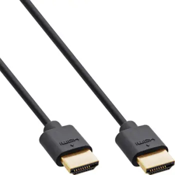 Kabllo HDMI InLine 17911S, 1.5m, 48 Gbit/s, e zezë