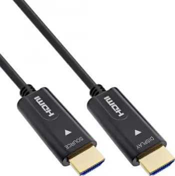 Kabllo HDMI InLine 17540O, 40m, HDMI 2.0, e zezë