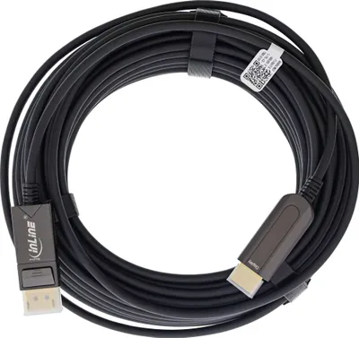 Kabllo HDMI InLine 17180F, 50m, HDMI në HDMI, e zezë - 3