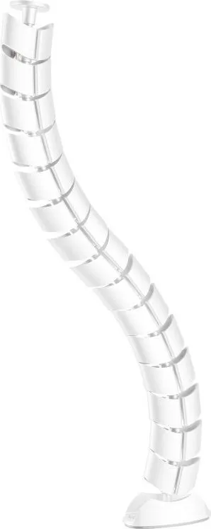 Organizues kabllosh InLine cable duct, fleksibël vertikal, 0.8m, i bardhë - 1