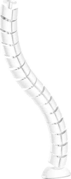 Organizues kabllosh InLine cable duct, fleksibël vertikal, 0.8m, i bardhë