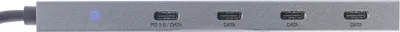 HUB USB InLine USB 3.2 Gen 2, Type C në 4x Type C, 10 Gbit/s, gri - 3