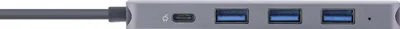 HUB USB InLine USB 3.2 Type-C Multi Hub, 4x USB-A 5Gb/s, PD 87W, argjendtë - 2