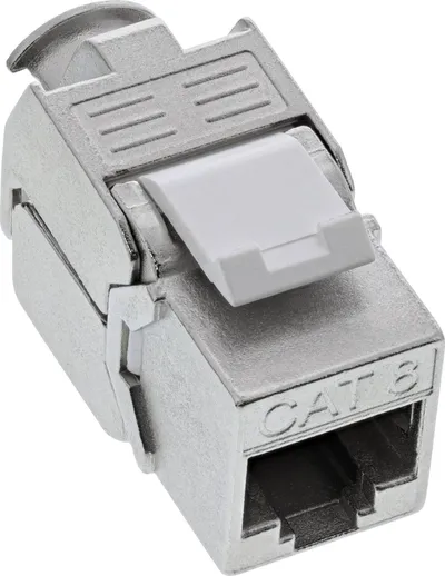 Modul rrjeti InLine RJ45 Keystone Jack Cat 8.1, Snap In, metalik - 2
