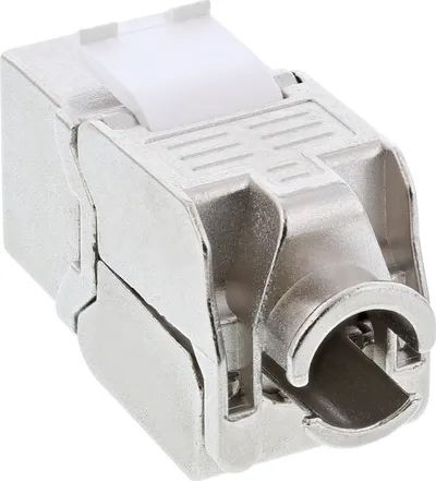 Modul rrjeti InLine RJ45 Keystone Jack, Cat.6a, 10 Gb/s, i argjendtë - 2