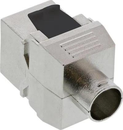 Modul rrjeti InLine RJ45 Keystone Jack, Cat6a, Snap In, i bardhë - 2