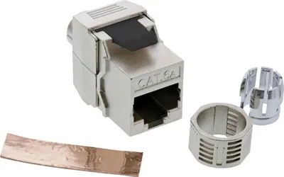Modul rrjeti InLine RJ45 Keystone Jack, Cat6a, Snap In, i bardhë - 3