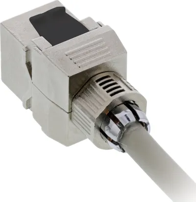 Modul rrjeti InLine RJ45 Keystone Jack, Cat6a, Snap In, i bardhë - 4