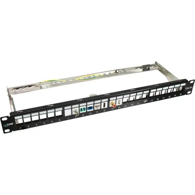 Modul rrjeti InLine RJ45 Keystone Jack, Cat6a, Snap In, i bardhë - 5