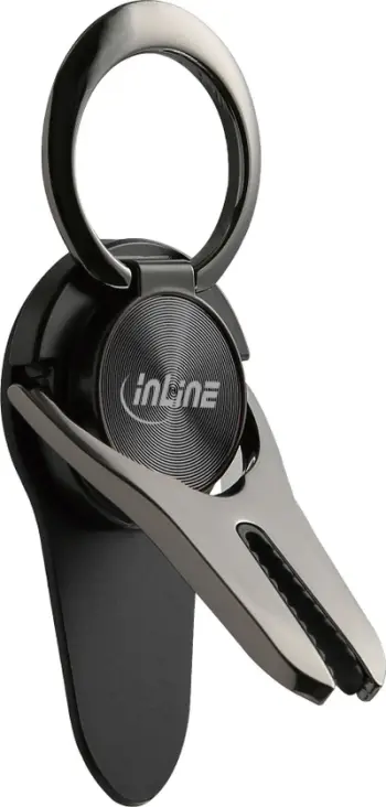 Mbajtëse smartphone InLine Smartclip 3in1, vetëngjitëse, unazë gishti, e kuqe