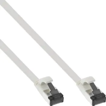 Kabllo rrjeti InLine Flat, Cat 8.1 U/FTP, 0.5m, e bardhë