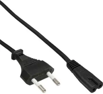 Kabllo InLine Euro/C7 (90ACC1885), 1.8 m, e zezë