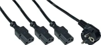 Kabllo InLine, 1 m, e zezë