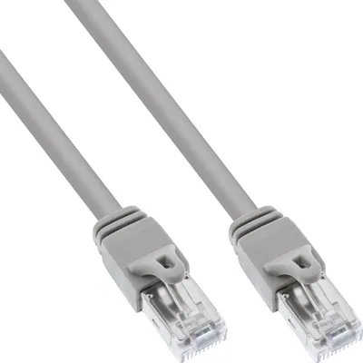 Kabllo rrjeti InLine Patch Cable S/FTP, Cat.6, 0.3m, gri - 1