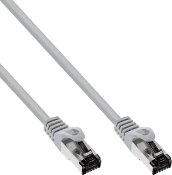 Kabllo rrjeti InLine Patch Cable Cat.8.1, S/FTP, 0.5m, gri
