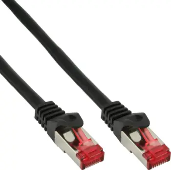 Kabllo rrjeti InLine Patch, Cat.6, S/FTP, 1.5m, e zezë