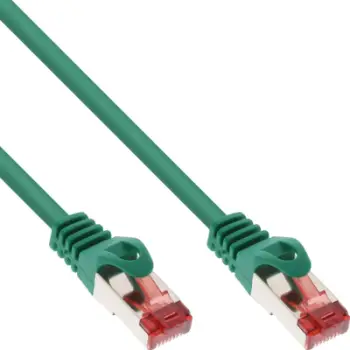 Kabllo rrjeti InLine Patch Cable Cat.6, S/FTP, 1m, jeshil
