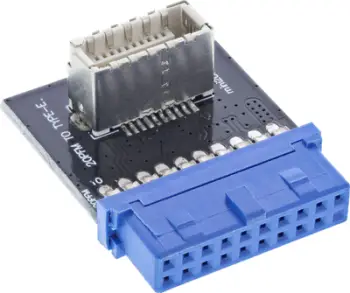 Adapter i brendshëm InLine 33446C, USB 3.0 në USB 3.1 Key B