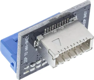 Adapter i brendshëm InLine 33446F, USB 3.0 në USB 3.1 Key B - 2