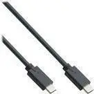 Kabllo USB InLine USB C në USB C, 3 m, 10 Gb/s, e zezë