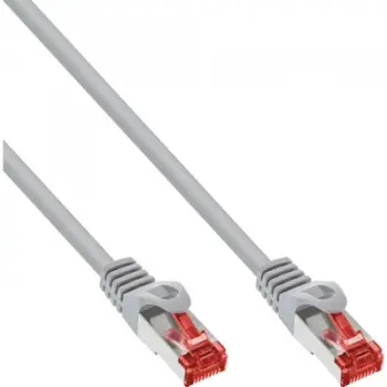 Kabllo rrjeti InLine Patch Cat.6, S/FTP, 0.6m, gri