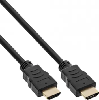 Kabllo InLine HDMI - HDMI (17005W), 5m, e zezë