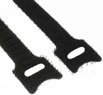 Organizues për kabllo InLine Velcro, 12x125 mm,10 copë, e zezë