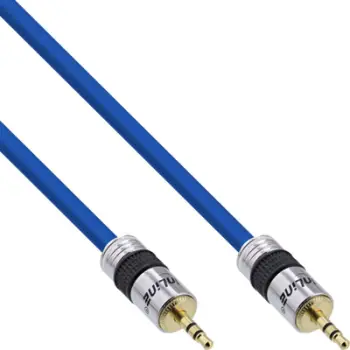 Kabllo InLine, Jack 3.5mm - Jack 3.5mm, 10 m, e kaltër