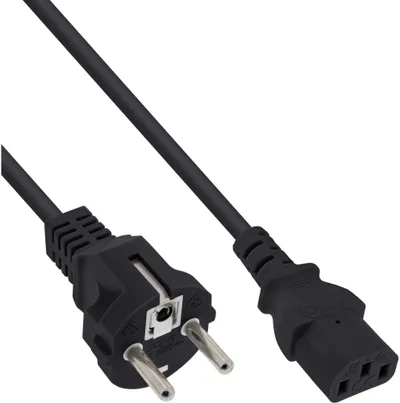 Set kabllo energjie InLine B-Pack, 45 copë, prizë C13, 1m, i zi - 1
