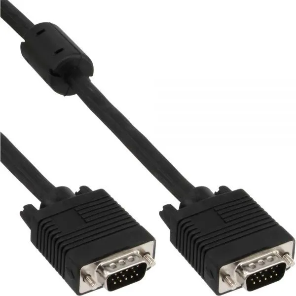 Kabllo InLine D Sub - D Sub 17710B, 3m, e zezë - 1