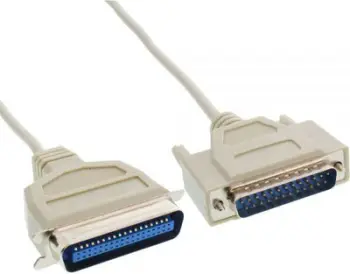 Kabllo InLine 25 Pin D-Sub - 36 Pin 11442, 2 m, e hirtë