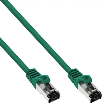 Kabllo rrjeti InLine Cat.8.1 S/FTP, 0.25m, 2000MHz, e gjelbër