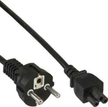 Kabllo energjie InLine për Notebook, 3 m, e zezë