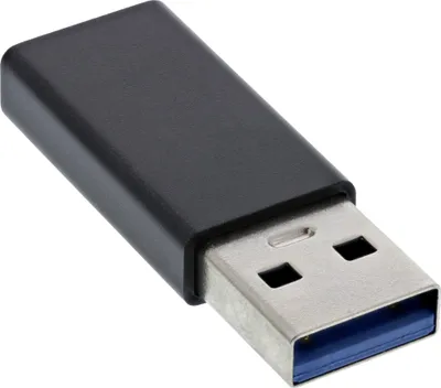 Adapter USB InLine 35810, USB C në USB A, USB 3.2 Gen 2, i zi - 2