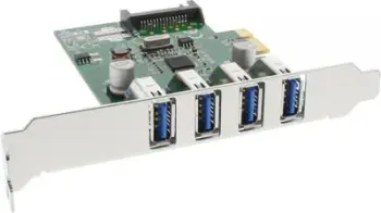 Kontroller për rrjet Inline (76661C), 4x USB 3.0 + PCIe