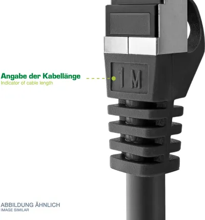 Kabllo rrjeti InLine 78803, 3 m, Cat8.1 S FTP, gri - 2