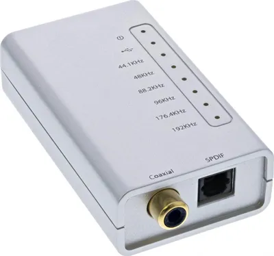 Përshtatës USB HD Audio InLine, i bardhë - 1