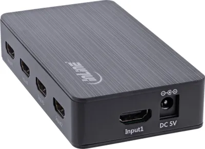 Ndërprerës HDMI InLine, 5 porta, 4K 60Hz, i zi - 4