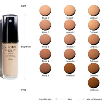 Krem pudër Shiseido Synchro Skin Glow SPF 20, 04 Neutral