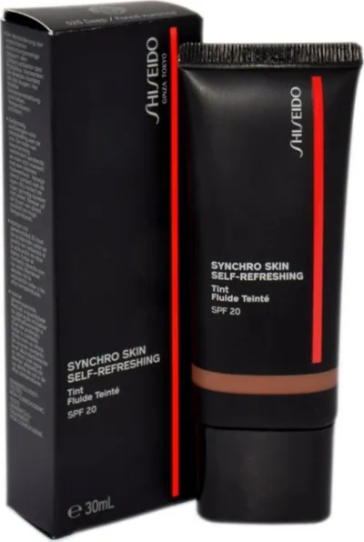 Fondatinë Shiseido Synchro Skin Self Refreshing, SPF20, 30ml, nuanca 525 Deep Kuromoji - 1