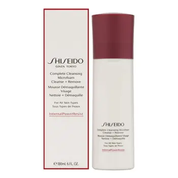 Shkumë pastruese për fytyrë Shiseido (Complete Clean sing Microfoam) 180 ml